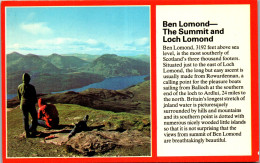 59532 - Schottland - Ben Lomond , The Summit And Loch Lomond - Gelaufen 1984 - Dunbartonshire