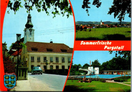 59292 - Niederösterreich - Purgstall , Schwimmbad , Mehrbildkarte - Gelaufen 1987 - Purgstall An Der Erlauf