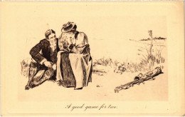 Delcampe - PC A GOOD GAME FOR TWO FANTASY HUMOR GOLF SPORT (a33070) - Golf