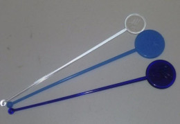 VINTAGE !  Set Of 3 Pcs. SINGAPORE AIRLINES First /Raffles /Business Class Swizzle Stick Stirrer - Swizzle Sticks