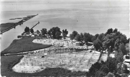 Marin La Tène Plage Restaurant W. Berner Fliegeraufnahme 1964 Rare Vue D'avion - Marin