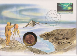 Numisbrief Van Australian Antarctic Territory 1991 - Autres & Non Classés
