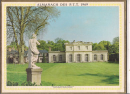 Calendrier Grand Format Oller  1969   Complet Avec Feuillets  N° 51 MARNE Ermitage De Mme De Pompadour Fontainebleau - Big : 1961-70