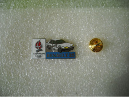 Delcampe - 3200    PINS  Pin's  Pin's RENAULT 25, Sponsor JO Albertville 92 Jeux Olympiques Voiture COJO - Olympic Games