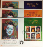 United Nations 2012 Indigenous People Minisheets First Day Covers FDC - Collections, Lots & Series