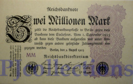 GERMANY 2 MILLION MARK 1923 PICK 104d UNC - 2 Millionen Mark