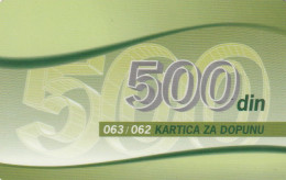 PREPAID PHONE CARD SERBIA  (CY2058 - Yugoslavia