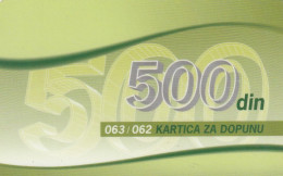 PREPAID PHONE CARD SERBIA  (CY2056 - Yugoslavia