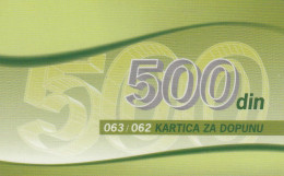 PREPAID PHONE CARD SERBIA  (CY2054 - Yugoslavia