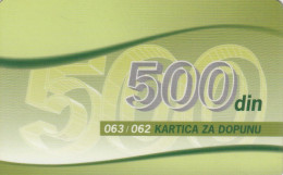 PREPAID PHONE CARD SERBIA  (CY2055 - Yugoslavia