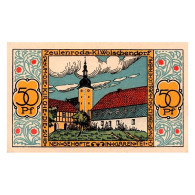 ALLEMAGNE - NOTGELD - ZEULENRODA STADT - 50 PFENNIG - 31/12/1921 - Neuf - Autres & Non Classés