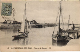 Delcampe - CPA COURSEULLES-sur-MER Vue Sur Le Bassin (1227635) - Courseulles-sur-Mer