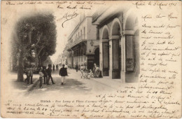 Delcampe - CPA ALGERIA BLIDA Rue Lamy Et Place D'Armes (1089430) - Blida