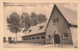 [-5%] BELGIQUE - Eversel - De Nieuwe School - Jan Van Luijd - Kruideniersw.-Textiel - E. Beernaert - Carte Postale Ancie - Heusden-Zolder