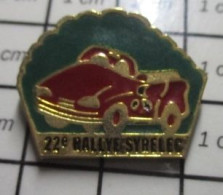 412c Pin's Pins / Beau Et Rare / SPORTS / AUTOMOBILE 22e RALLYE SYRELEC Par CES 14940 - Automovilismo - F1