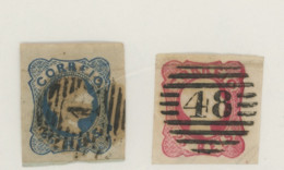 1856. 2 Tp Ø Sans Défaut - ...-1860 Vorphilatelie