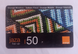 Kenia - 50 Shillings Orange Kenya Jaza Top Up Recharge Card  , USED (Expired 15.11.2012) - Kenia