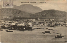PC CABO VERDE / CAPE VERDE, ST. VINCENT, C.V. FROM NW, Vintage Postcard (b29091) - Cap Verde