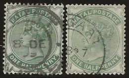 Natal        .  SG   .     97/97a     .      O     .    Cancelled - Natal (1857-1909)