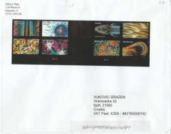 USA - 2025 - Cover With No Die Cuts Stamps Life Magnified - Lettres & Documents