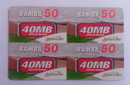 Kenia - Safaricom 50 Shillings Top Up Recharge Card  , USED (Expired 11.07.2015) Rare - Kenia