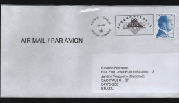 Monaco 2020 Cover To Brazil - Lettres & Documents