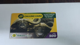 Kenya-(KE-TKE-PRE-007/091161)-Buffaloes (VoIP & Pre-Paid)-(25)(500kshs)(0303-9576-5400-72514)(16/11/2009)-used Card - Kenia