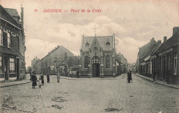[-5%] BELGIQUE - Iseghem - Place De La Croix - Bâtiment - Th Van Den Heuvel - Obl 1909 - Animé - Carte Postale Ancienne - Izegem