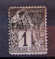 Tahiti - Timbre Alphée Dubois De 1C Surchargé 1893 TAHITI Oblitéré ( Sans Expertise ) - Gebruikt