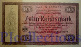 GERMANY 10 REICHMARK 1933 PICK 200 UNC PERFORATED "ENTWERTET" - 10 Reichsmark