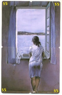 LDPC, Dalí Painting Woman At The Window, 4 Prepaid Calling Cards, PROBABLY FAKE, # Dali - Puzzles