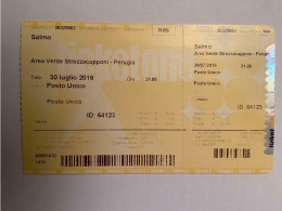 SALMO - STROZZACAPPONI (PG) 2016 - Concert Tickets