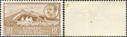 749754 HINGED AFRICA OCCIDENTAL ESPAÑOLA 1950 VISTAS Y EFIGIE DEL GENERAL FRANCO - Autres & Non Classés