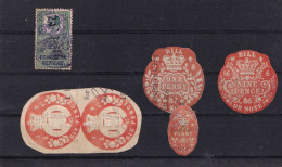 RARE  LOT DE TIMBRES DE SERVICE OBLITERES  DE 1870/90.  TRES INTERESSANT .A VOIR - Errors, Freaks & Oddities (EFOs