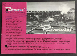 Rivarossi 1961-62 - Modellismo Treni Elettrici - Piccolo Catalogo                                                        - Unclassified