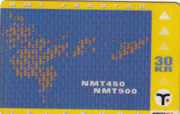 FAROE ISL. - Nmt Phones(21), Tirage 8990, 09/98, Used - Isole Faroe