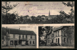 AK Hollenstedt, Gesamtansicht, Geschäftshaus Franz Kück  - Hollenstedt