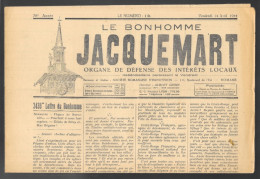 Hebdomadaire, Histoire, Romans-Bourg-de-Péage Pendant La Guerre (Actualités, Sports) Bonhomme Jacquemart 14 Avril 1944 - Algemene Informatie