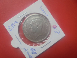 Albert 1er. 5 FRANCS 1933 VL POS.A (A.16) - 5 Francs & 1 Belga