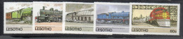 Delcampe - TR39 - LESOTHO ,  Serie 600/604 **  MNH  TRENI TRAINS - Lesotho (1966-...)