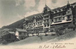 [-5%] SUISSE - Beatenberg - Hôtel Victoria - Vue En Façade - Gebr Wehrli Kilebberg Zurich - Carte Postale Ancienne - Beatenberg