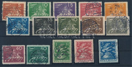 O Svédország 1924 UPU Sor Mi 159-173 Szép Minőség RR! (Mi EUR 600.-) - Other & Unclassified