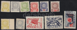 ** Kárpát-Ukrajna 1945 Mi 78A-80A + 81-88 Sorozatok (Mi EUR 350.-) - Other & Unclassified