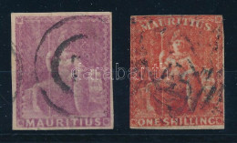 O Mauritius 1859 Mi 12, 14 (Mi EUR 345.-) - Other & Unclassified