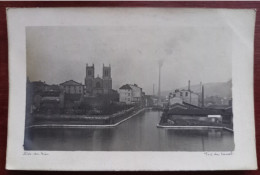 Delcampe - Pionnière - Rive De Gier - Port Du Canal - Carte Photo Signée Renée Marrel - Rive De Gier