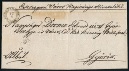1851 Hivatalos Levél "ESZTERGOM" - Győr - Other & Unclassified