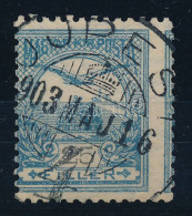 O 1900 Turul 25f Képbe Fogazva - Other & Unclassified