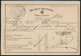 1879 Tértivevény "K.K. KRIEGS MARINE KANONENBOOT KERKA" - Other & Unclassified