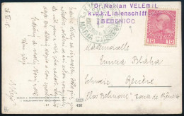 1911 Tábori Posta Képeslap 10 Heller Bérmentesítéssel "K.u.K. KRIEGSMARINE / S.M.S. KAISERIN U. KÖNIGIN MARIA THERESIA"  - Other & Unclassified