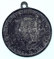 Ausztria 1873. "Ferenc József / Bécsi Világkiállítás - A Rotunda" Zn Emlékérem Füllel (22mm) T:VF, Patina Austria 1873.  - Unclassified